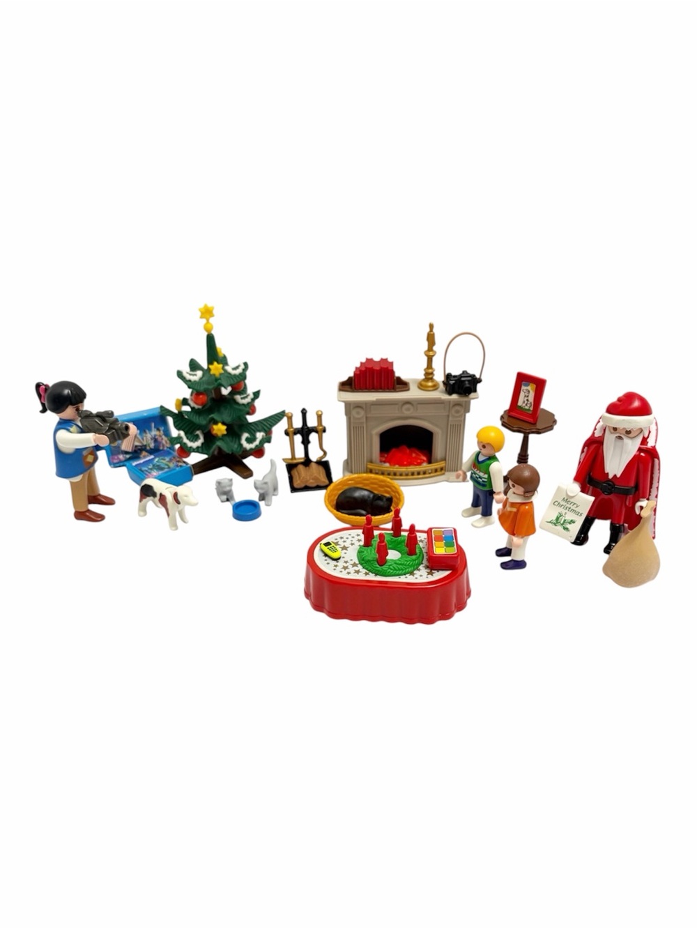 Playmobil | Holiday House Living Room Vintage Christmas Santa